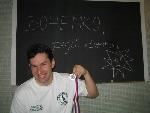 Pavel s medailí Pavel s medailí