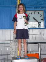 vyhlášení nejlepší nejmladší žačka - Michaela Trnková (MoP)