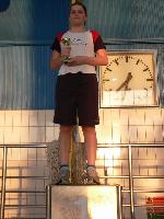 vyhlášení nejlepší mladší žačka - Anna Kolářová (MoP)