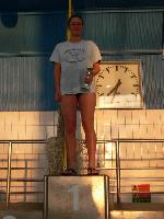 vyhlášení nejlepší mladší dorostenka - Veronika Malá (LoNy)