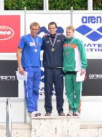 vyhlášení 50M muži - 3. Michal Ledl vyhlášení 50M muži - 3. Michal Ledl