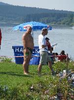 Honza Kozubek před startem Honza Kozubek před startem