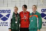 vyhlášení 100P ženy - 2. Tereza Martínková, 3. Aneta Fritscheová vyhlášení 100P ženy - 2. Tereza Martínková, 3. Aneta Fritscheová