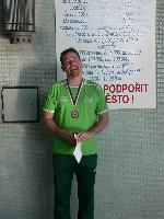 vyhlášení 3km muži masters C - 3. Jan Srb vyhlášení 3km muži masters C - 3. Jan Srb