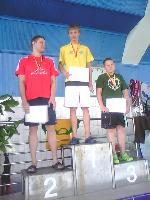 vyhlášení 200M muži - 3. Matěj Kozubek vyhlášení 200M muži - 3. Matěj Kozubek