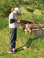 Simča u jedné z kontrol Simča u jedné z kontrol