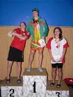 vyhlášení 50M ženy - 1. Simona Švandelíková