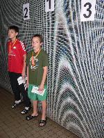 vyhlášení 100M žáci 1999 - 1. Michal Boudník vyhlášení 100M žáci 1999 - 1. Michal Boudník