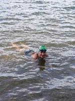 Vlaďka Zoulů s úsměvem v cíli Vlaďka Zoulů s úsměvem v cíli