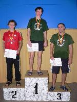 vyhlášení 200K muži - 1. Štěpán Cagaň, 3. Jan Škoch