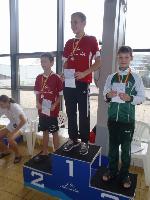 vyhlášení 100PZ žáci 2001: 3. Tomáš Hrunek vyhlášení 100PZ žáci 2001: 3. Tomáš Hrunek