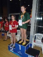 vyhlášení 50M žačky 2002: 1. Julie Pleskotová vyhlášení 50M žačky 2002: 1. Julie Pleskotová