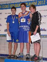 vyhlášení 100M mladší dorostenci - 1. Petr Novák vyhlášení 100M mladší dorostenci - 1. Petr Novák