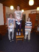 nejlepší 3 děvčata - 1. Andy, 2. Kíťa, 3. Vanesa nejlepší 3 děvčata - 1. Andy, 2. Kíťa, 3. Vanesa