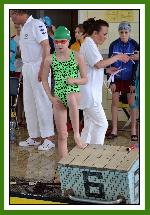 Tamara před startem Tamara před startem