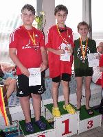 vyhlášení 50M žáci 2003 - 3. Kryštof Horský