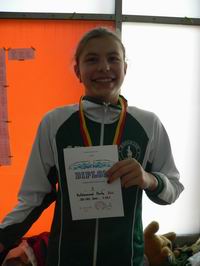 šťastná medailistka - Pája Kotěšovcová šťastná medailistka - Pája Kotěšovcová