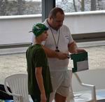 Pavla Kotěšovcová s rozhodčím Pavla Kotěšovcová s rozhodčím