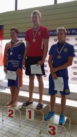 vyhlášení 200 VZ st. dorostenci: 2. Petr Novák