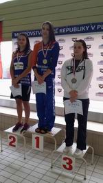 vyhlášení 100 M st. dorostenky: 2. Anna Kolářová