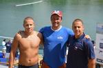 Tomáš a Matěj s osobním trenérem Srbem Tomáš a Matěj s osobním trenérem Srbem