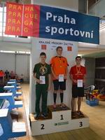 vyhlášení 200M žáci 2001 - 2. Tomáš Hrunek