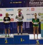 vyhlášení 400PZ ženy - 1. Kristýna Horská, 3. Tereza Muselová