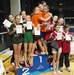 vyhlášení 4x50K žákyně - 2. Svobodá K., Duba, Čmejlová, Vodičková