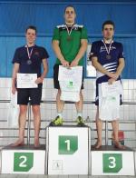 vyhlášení 5km muži absolutně - 1. Matěj Kozubek vyhlášení 5km muži absolutně - 1. Matěj Kozubek