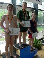 vyhlášení 1500K žáci 1996 - 1. Matěj Kozubek a 2. Jakub Jiroušek vyhlášení 1500K žáci 1996 - 1. Matěj Kozubek a 2. Jakub Jiroušek