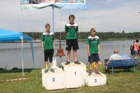 Starší žáci 3km Denis, Max, Maty Starší žáci 3km Denis, Max, Maty