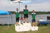 Starší žáci 3km Denis, Max, Maty Starší žáci 3km Denis, Max, Maty