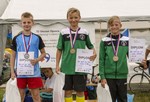 vyhlášení žáci 2006 5km - 1. Václav Eybl, 3. Ondřej Šimsa vyhlášení žáci 2006 5km - 1. Václav Eybl, 3. Ondřej Šimsa