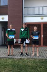 vyhlášení kadetů na 3 km - 1. Jan Carda, 2. Jakub Chára (zastoupil Marťas) vyhlášení kadetů na 3 km - 1. Jan Carda, 2. Jakub Chára (zastoupil Marťas)