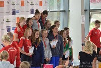 vyhlášení štafeta žačky - 3. Bára, Saša, Julča a Laura vyhlášení štafeta žačky - 3. Bára, Saša, Julča a Laura