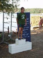 vyhlášení mladších žáků na 3km - 1. Matěj Kozubek vyhlášení mladších žáků na 3km - 1. Matěj Kozubek