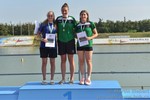 vyhlášení 3 km dorostenka - 1. Hana Jurčáková a 3. Adéla Zámečníková vyhlášení 3 km dorostenka - 1. Hana Jurčáková a 3. Adéla Zámečníková