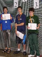 vyhlášení 200M žáci 94 - 3. Patrik Jirát vyhlášení 200M žáci 94 - 3. Patrik Jirát