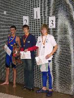 vyhlášení 100PZ žáci 94 - 2. Tomáš Dvořák, 3. Tomáš Podborský vyhlášení 100PZ žáci 94 - 2. Tomáš Dvořák, 3. Tomáš Podborský