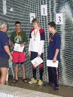 vyhlášení 400K žáci 94 - 2. Tomáš Dvořák, 3. Patrik Jirát vyhlášení 400K žáci 94 - 2. Tomáš Dvořák, 3. Patrik Jirát