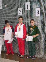 vyhlášení mladší žáci 200PZ - 3. Matěj Kozubek vyhlášení mladší žáci 200PZ - 3. Matěj Kozubek