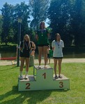 vyhlášení 3 km ženy - 1. Hana Jurčáková vyhlášení 3 km ženy - 1. Hana Jurčáková