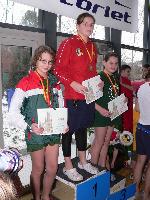 vyhlášení 50K žačky 97 - 2. Olga Vaníčková, 3. Andrea Štěchová vyhlášení 50K žačky 97 - 2. Olga Vaníčková, 3. Andrea Štěchová