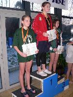 vyhlášení 100K žačky 97 - 2. Kristýna Horská, 3. Olga Vaníčková vyhlášení 100K žačky 97 - 2. Kristýna Horská, 3. Olga Vaníčková